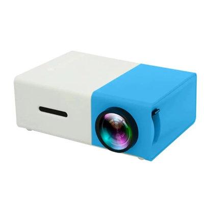 Shop Tech Things Portable Home Theater Projector | 5 H x 3.21 W x 1.9 D in | Wayfair 14:100017028#Blue US Plug