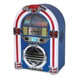 Victor Audio Broadway Desktop Bluetooth Jukebox - Blue
