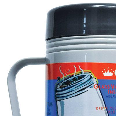 Prep & Savour Dieuseul 17 Oz. Insulated Food Jars Plastic/Metal in Black/Blue/Red | 8.5 H x 4.25 W x 5.75 D in | Wayfair