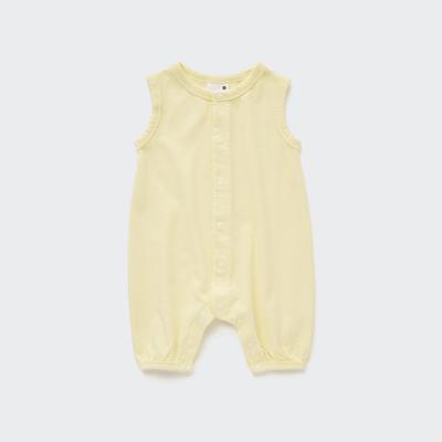 Kid's One Piece Outfit Sleeveless | Yellow | Age 3-6M | UNIQLO US