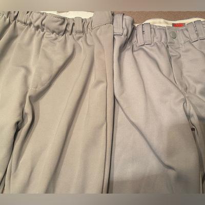 Nike Bottoms | 2 Pair Baseball Pants- Boys Xl Gray + Baseball Socks | Color: Gray | Size: Xlb