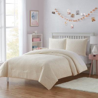 Olivia & Finn Toddler Bedding Set, Microfiber | Full/Double Comforter + 2 Shams | Wayfair HRT-3CS-FULL-IN-WHITE