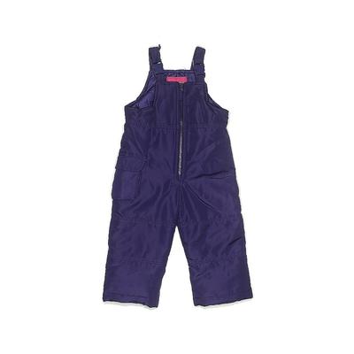 London Fog Snow Pants With Bib - Adjustable: Purple Sporting & Activewear - Size 3Toddler