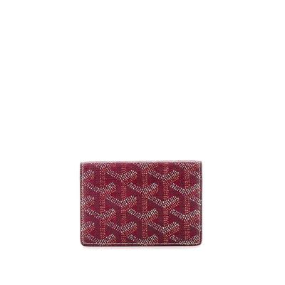 Goyard Card Holder: Red Bags
