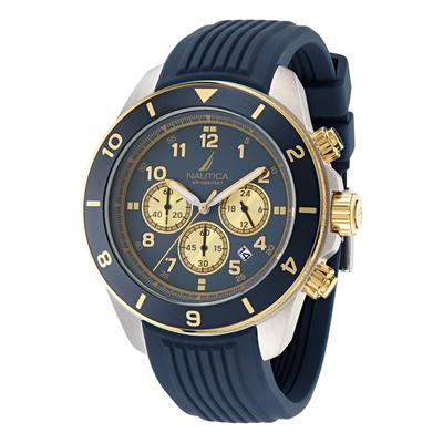 Nautica Men's Nautica One Silicone Chronograph Watch Multi, OS