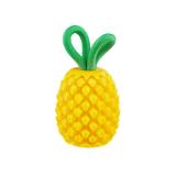 Plant Dog Pineapple Dental Chew Toy and Interactive Treat Stuffer Dog Toys, Small, Yellow