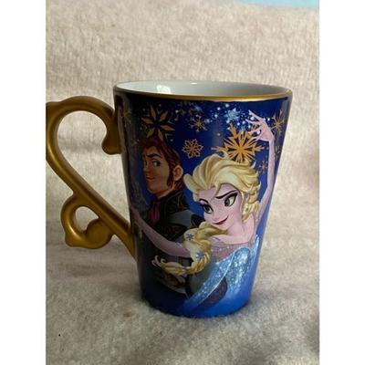 Disney Kitchen | Disney Fairytale Designer Collection Heroes Vs Villians Elsa And Hans Mug | Color: Blue/Gold | Size: Os