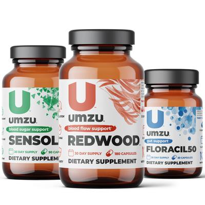 The Women's Essentials Bundle: Redwood, Floracil50 & Sensolin by UMZU | 29.0 oz
