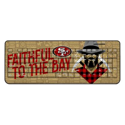 San Francisco 49ers 2024 Illustrated Limited Edition Wireless Keyboard