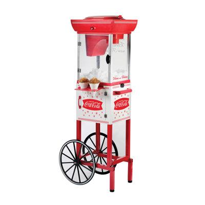 Nostalgia Coca-Cola Snow Cone Cart - 48 Inches Tall | 48 H x 13 W x 18.5 D in | Wayfair CKSCC399CR