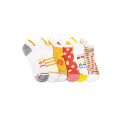 Plus Size Women's Women'S 6 Pack Pickleball Ankle Socks by MUK LUKS in Retro Multi (Size ONESZ)