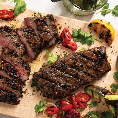 Omaha Steaks Chimichurri-Marinated Top Sirloins