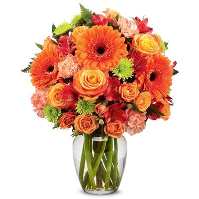 Vibrant and Bright Orange Bouquet