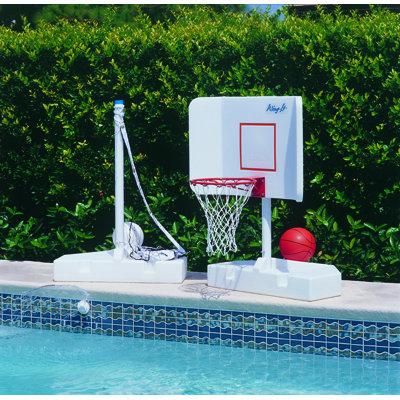 Good Ideas Pool Volleyball/Basketball Toys & Inflatables, Stainless Steel | 50 H x 38 W x 22 D in | Wayfair 46750