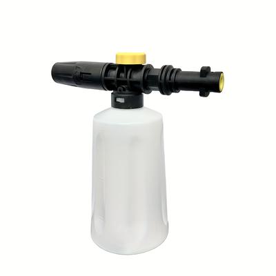 1pc Foam Cannon Jet Bottle Snow Foam Lance Washer Kit For Karcher K2 K3 K4 K5 K6 K7 K Series, Soap Generator High Pressure Washer Car Foamer Wash Adjustable Sprayer Nozzle 700ml