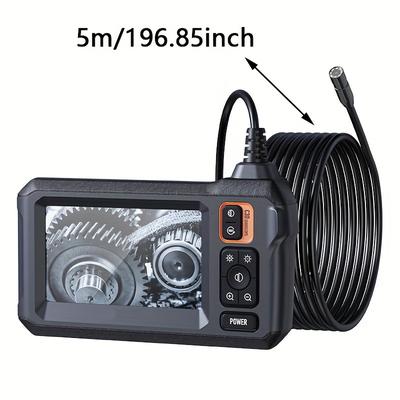 Industrial Endoscope With Light, Borescope Inspection Camera, 8mm Camera, Sewer Camera With 4.3