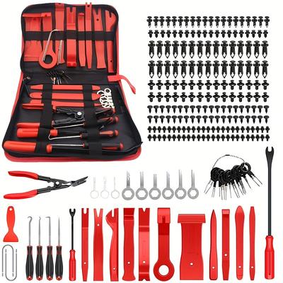 231pcs/set Car Trim Removal Tool Kit Set Interior Audio Removal Trim Door Panel Dashboard Removal Hand Tool Car Special Disassembly Tool