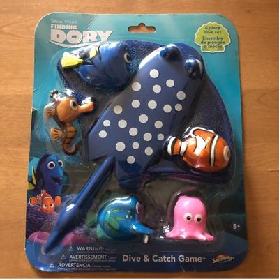 Disney Toys | Disney Finding Dory Dive & Catch Game Swim Pool Bath Tool New Nemo Fish | Color: Blue/Orange | Size: Osb