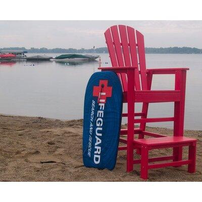 POLYWOOD® South Beach Lifeguard Outdoor Chair Plastic | 56.5 H x 26.5 W x 39 D in | Wayfair SBL30MA