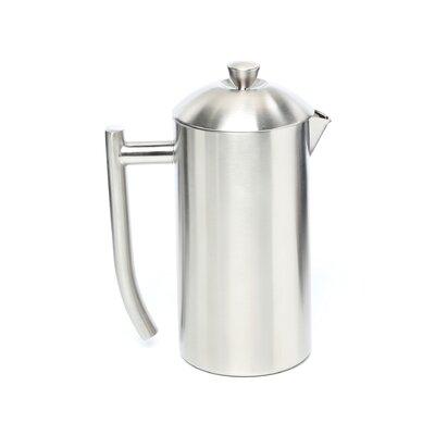 Frieling Brushed Stainless Steel French Press Stainless Steel in Gray | 8 H x 6 W x 3.75 D in | Wayfair 143