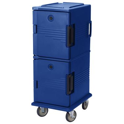 Cambro Hot Box | UPC800SP186 Navy Blue Camcart Ultra Pan Carrier - Front Load Tamper Resistant