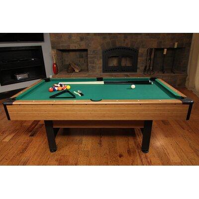 Mizerak Dynasty Space Saver 6.7' Pool Table Manufactured Wood in Brown/Green | 32 H x 80 W in | Wayfair P1253W