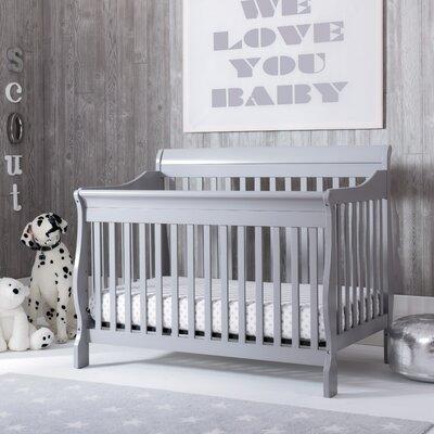 Delta Children Canton 6-in-1 Convertible Crib Wood in Gray | 43.25 H x 35.25 W in | Wayfair 7888_026
