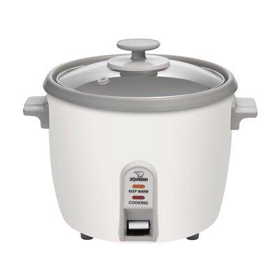 Zojirushi Rice Cooker/Steamer/Warmer, White, Size 8.785 H x 10.125 W x 8.785 D in | Wayfair NHS-10WH