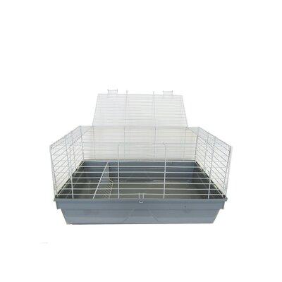 YML Small Animal Cage Metal (provides the best ventilation)/Acrylic/Plastic (lightweight & chew-proof) in Blue | 14 H x 18 W x 28 D in | Wayfair