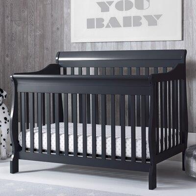 Delta Children Canton 6-in-1 Convertible Crib Wood in Black | 43.25 H x 35.25 W in | Wayfair 7888_001
