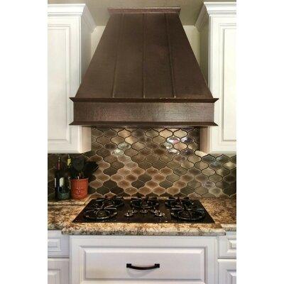 Premier Products 38 Inch 1250 CFM Hammered Wall Mounted Euro Range Hood w/ Screen Filters in Brown | 36 H x 38 W x 24 D in | Wayfair