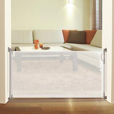 Dreambaby Retractable Indoor/Outdoor Security Gate Plastic in White | 32 H x 55 W x 2 D in | Wayfair L820