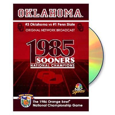 "Oklahoma Sooners 1986 Orange Bowl Championship Game DVD"