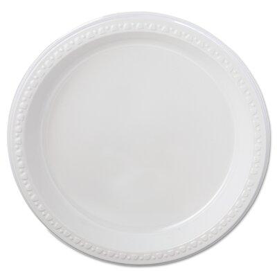 Chinet Round Plastic Plates in White | Wayfair HUH81209