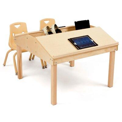 Jonti-Craft Computer Table, Solid Wood in Brown/White | 24.5 H in | Wayfair 3850JC