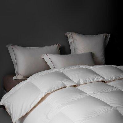 Highland Feather Marseille All Season 625 Fill Power Duck Down 500TC Comforter Duck Down in White | 88 H x 64 W x 2 D in | Wayfair B12-133-T25