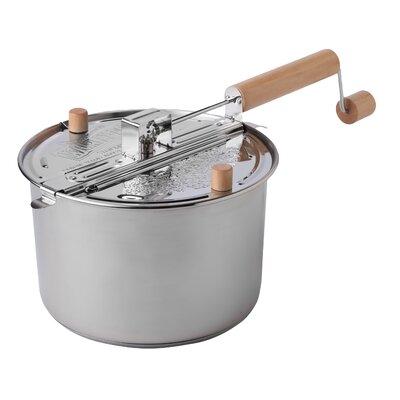 Wabash Valley Farms Whirley Pop Stove Top Popcorn Popper Stainless Steel in Gray | 8 H x 18 W x 10 D in | Wayfair 24003DS