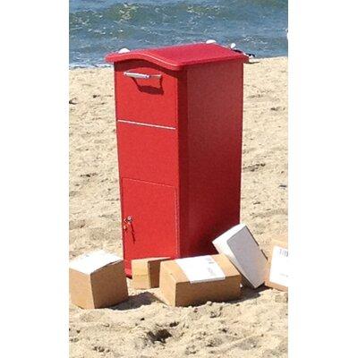 Architectural Mailboxes Elephantrunk Parcel Drop Box 2 Door Front Load Vertical Package Drop in Red | 37.8 H x 17.8 W x 16 D in | Wayfair 6900R