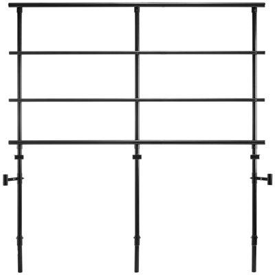 National Public Seating Guard Rails (Only) for 4 - Level Transport Riser 0.08' x 5.88', 74.25