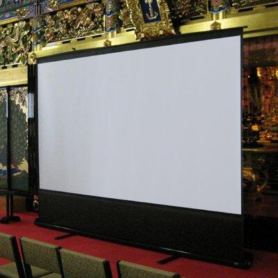 Elite Screens ezCinema Portable Floor Rising Projector Screen in White, Size 130.1 H x 115.2 W in | Wayfair F135NWV