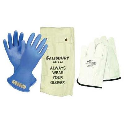 SALISBURY GK0011BL/9 Electrical Glove Kit,Class 00,Sz 9,PR