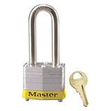 MASTER LOCK 3LHYLW Lockout Padlock,KD,Yellow,1-1/4