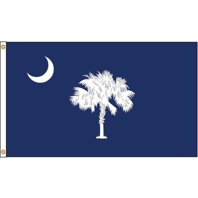 NYLGLO 144870 South Carolina Flag,4x6 Ft,Nylon