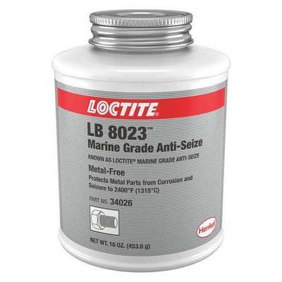 LOCTITE 275026 Anti Seize,Marine,16 oz,Brush Top Can LB 8023™