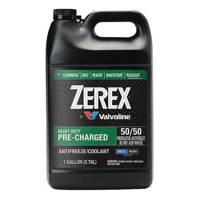 ZEREX ZXPCRU1 Antifreeze Coolant,1 gal.,RTU
