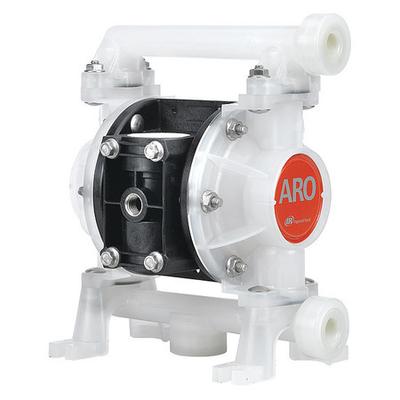 ARO PD03P-APS-PAA Double Diaphragm Pump, Polypropylene, Air Operated, Santoprene
