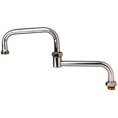 T&S BRASS 068X Spout, Faucet, Brass, Length 18 In