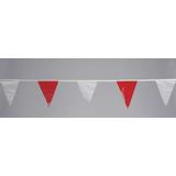 CORTINA SAFETY PRODUCTS 03-401-60 Pennants,Vinyl,Red/White,60 ft.