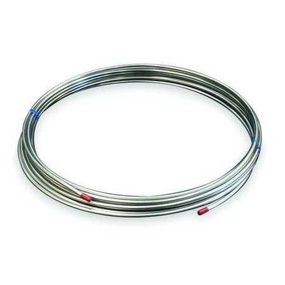 ZORO SELECT 3ADC7 1/4" OD x 50 ft. Welded 304 Stainless Steel Coil Tubing