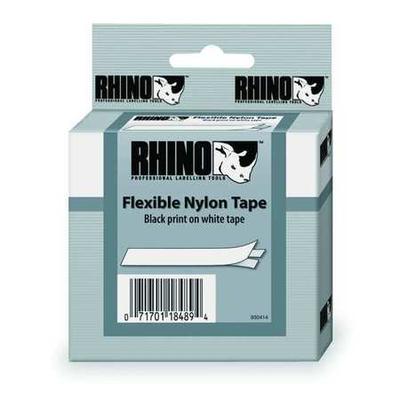 DYMO 1734821 Rhino™ Label Cartridge,18 ft. L,Black/White
